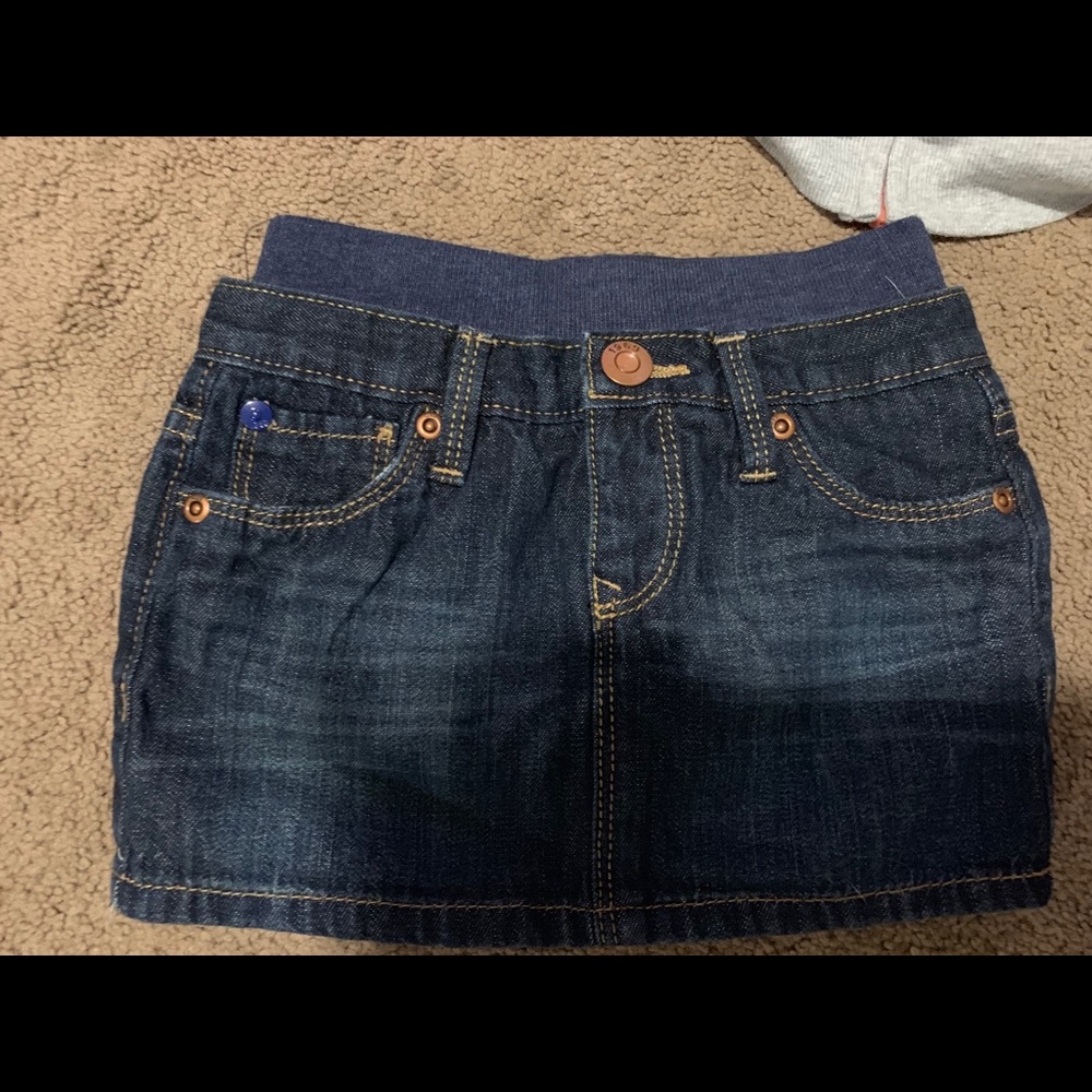 Jean skirt baby gap